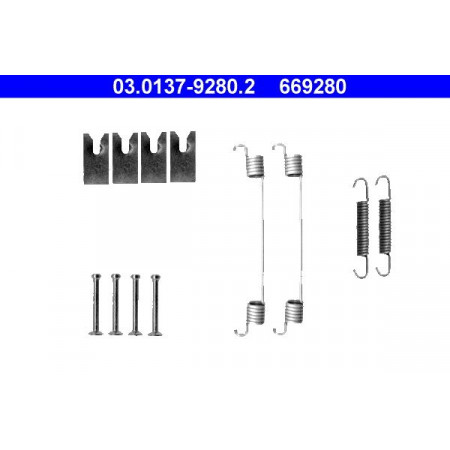 03.0137-9280.2 Accessory Kit, brake shoes ATE