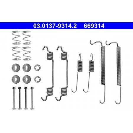 03.0137-9314.2 Accessory Kit, brake shoes ATE