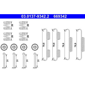 03 0137-9342 2 Bromsbacksbeslagsats ATE - Top1autovaruosad