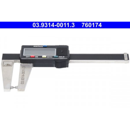 ATE 03.9314-0011.3 - Vernier caliper, type: digital, for brake discs, range: 0-65mm