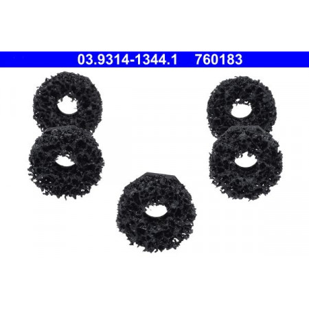03.9314-1344.1 Cleaning Disc, wheel hub cleaning set ATE