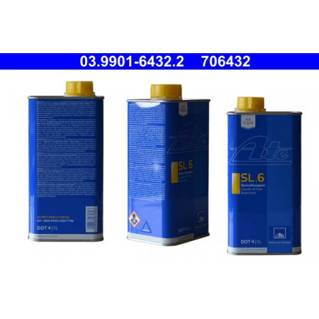 03.9901-6432.2 Brake fluid ESP DOT4 SL.6 (1L) [dry: 265°C, wet: 175°C, viscosity