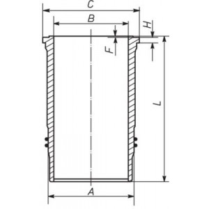 037 LW 00102 001 Cylinderfoder  innerdiam - Top1autovaruosad