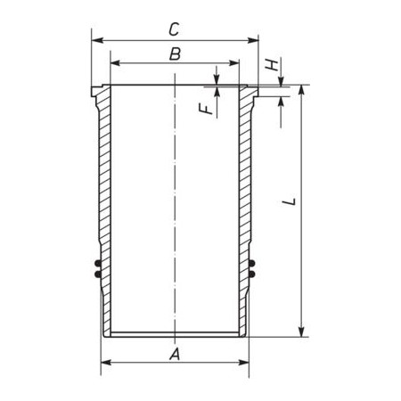 037 WN 50 01 Cylinder Sleeve MAHLE