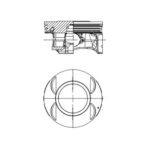 KOLBENSCHMIDT Piston 40 199 600