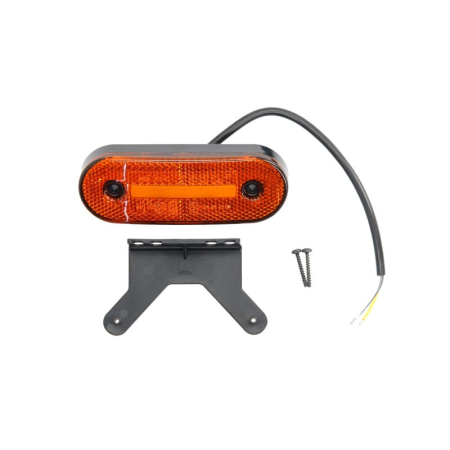 1218 W174 Outline marker lights L/R, orange, LED, height 41mm width 115mm